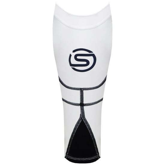 Skins Essentials Mens White Compression Calf Tights MX - Image 3