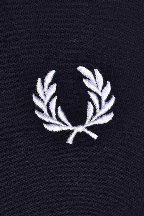 Men's Fred Perry Ringer T-Shirt in Navy - Image 2