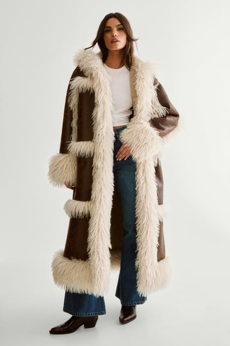 Premium Duffle Hooded Aviator Coat