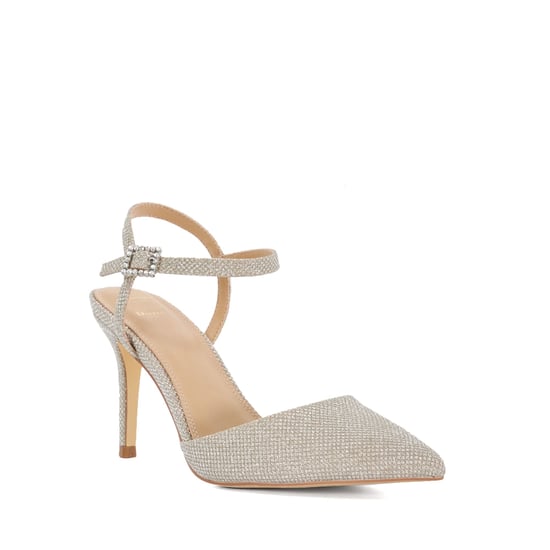 Dune Ladies Caitlyn - Diamante Buckle Open Court - Image 1