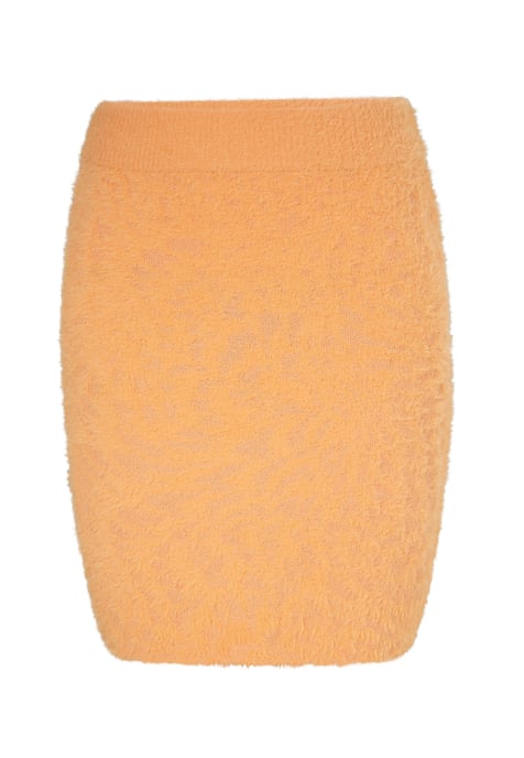 Mymo Knitted skirt women orange