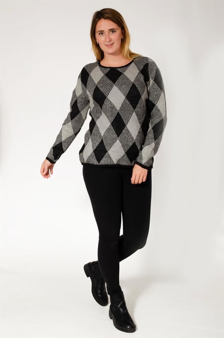 Diamond Knit Jumper