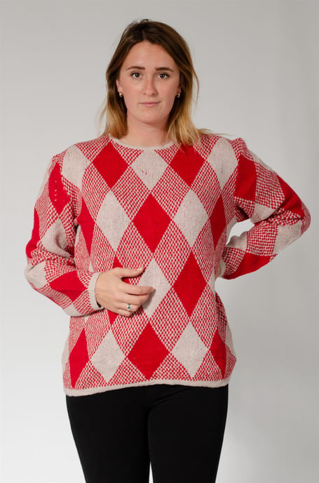 Diamond Knit Jumper