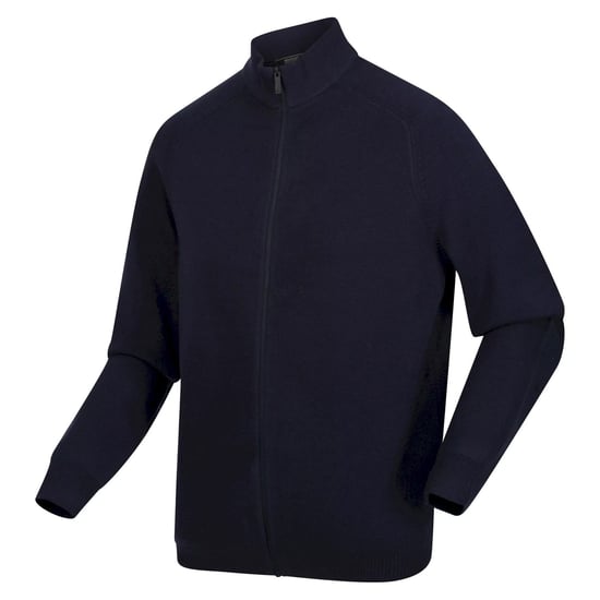 Regatta Mens Kylo Knitted Full Zip Fleece Jacket (Navy)
