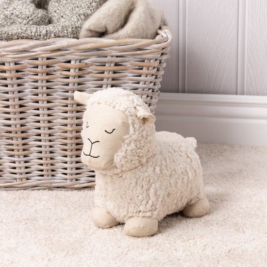 Paoletti Sheep Boucle Fleece Novelty Door Stop - Image 5