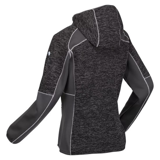 Regatta Womens/Ladies Walbury IV Lightweight Fleece Jacket (Black/Seal Grey) - Image 3
