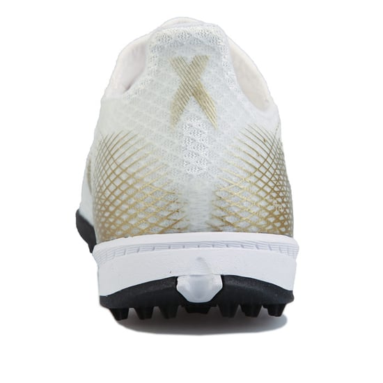 Boy's adidas Childrens X GHOSTED.3 Turf Football Boots in White gold - Image 6