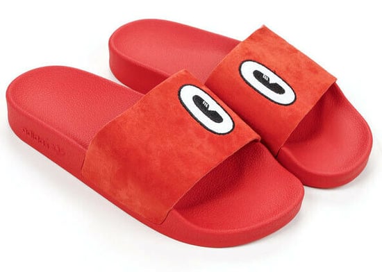 Adidas Adilette Mens Red Sliders