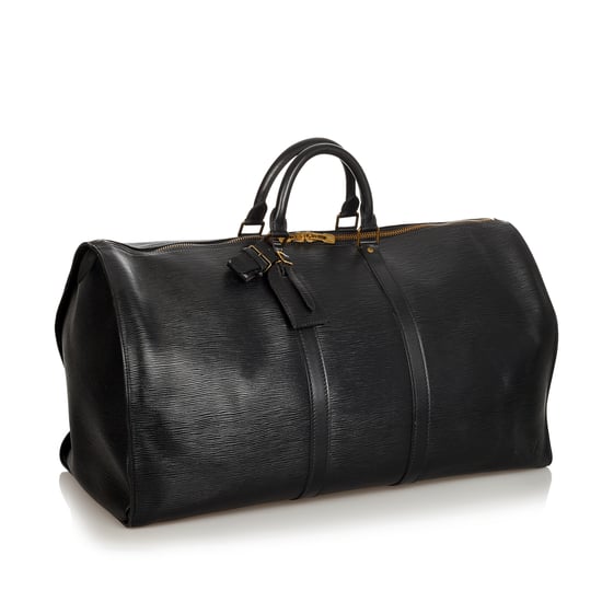 Vintage Louis Vuitton Epi Keepall 55 Black - Image 2