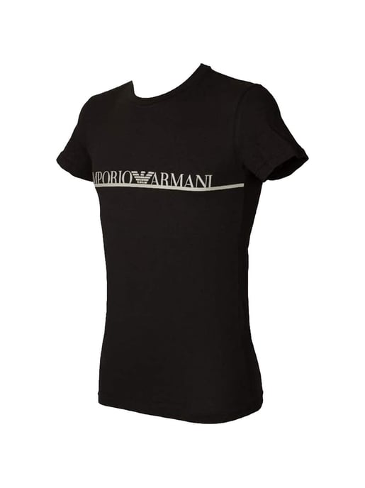 Emporio Armani T-shirt C-ringad Herr Blå - Image 2