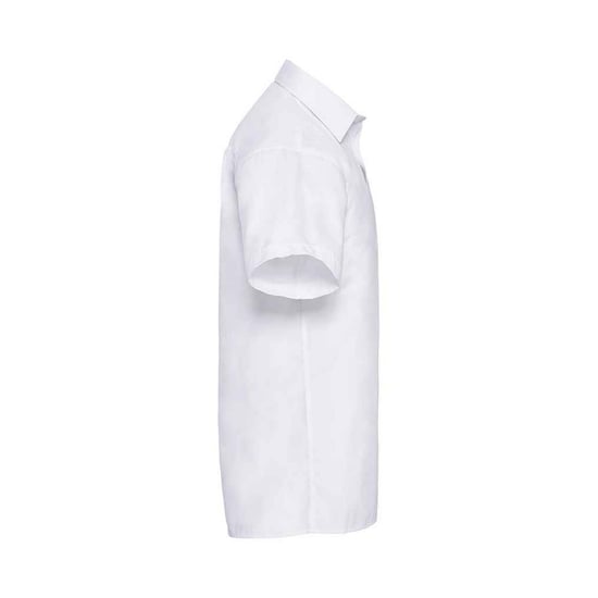 Russell Collection Mens Poplin Easy-Care Shirt (White)