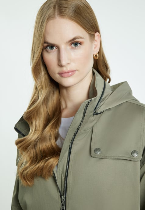 Dreimaster Parka Dames olijf - Image 5