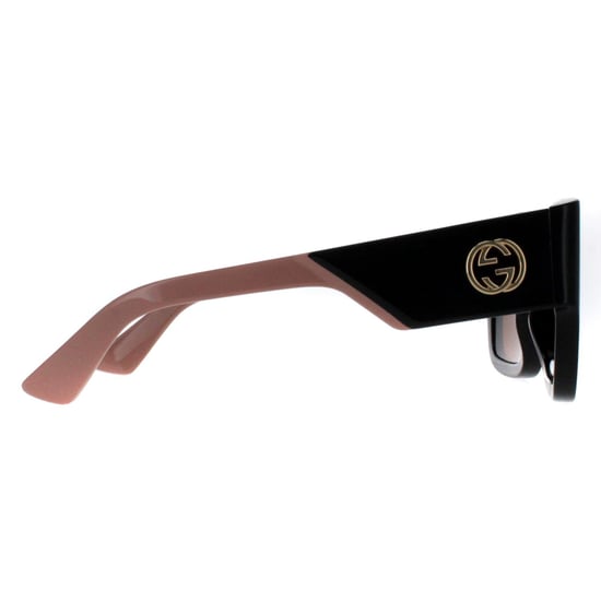 Gucci Square Womens Black with Nude Pink Brown GG1663S