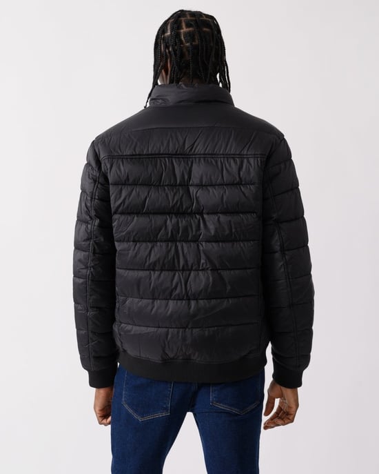 Lyle & Scott Funnel Neck Mens Wadded Jacket - Image 4