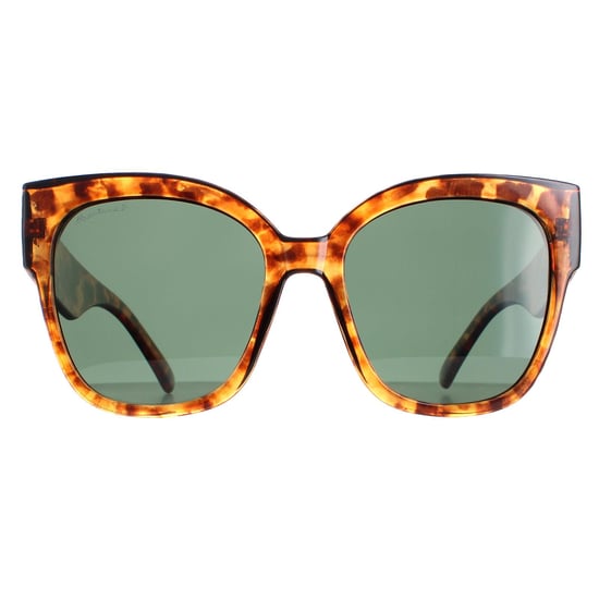 Montana Square Womens Shiny Havana G15 Green Polarized MP73C