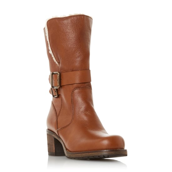 Dune Ladies ROKOKO Borg Collar Calf Boots
