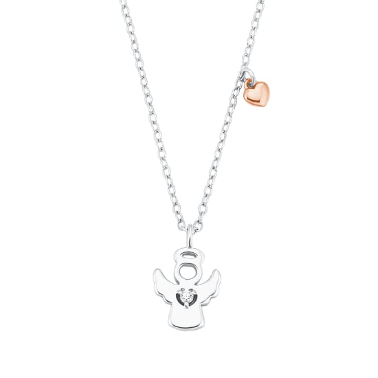 s.Oliver Chain with pendant for girls, sterling silver 925, angel - Image 1
