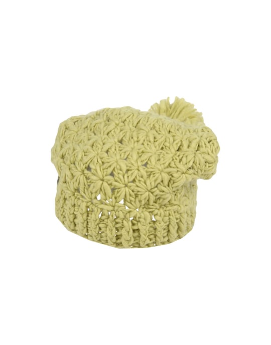 Men'sila Grace Denim Acid Green Girls' Acrylic Beanie