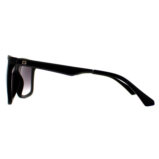 Guess Rectangle Mens Matte Black Smoke Gradient GF0171 - Image 3