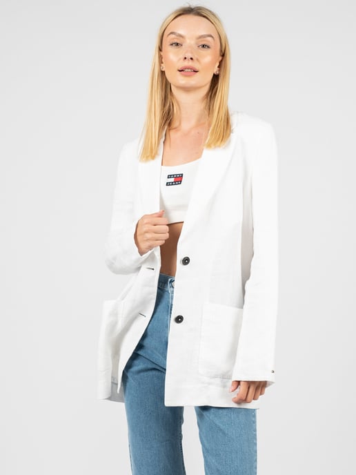 Tommy Hilfiger Jacka Dam Vit - Image 6