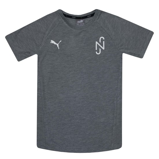 Boy's Puma Junior Neymar Evostripe T-Shirt in Grey