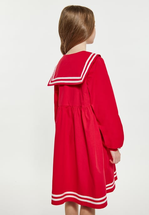 Dreimaster Dress red - Image 4