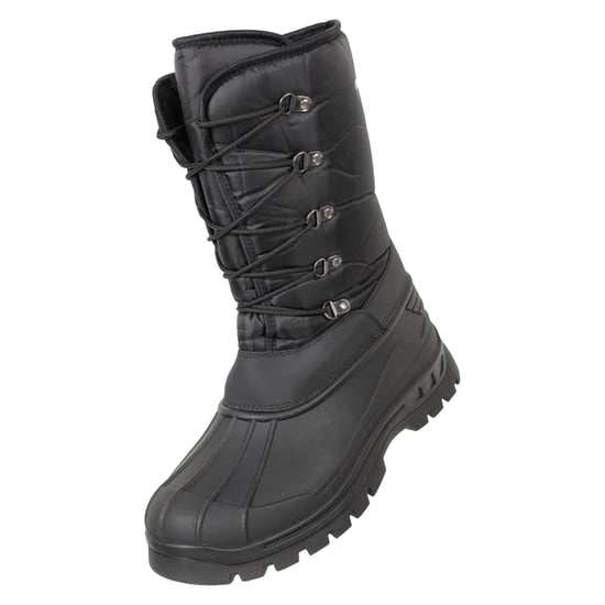 Mountain Warehouse Mens Plough Ski Boots / Snow Boots (Black) - Image 1