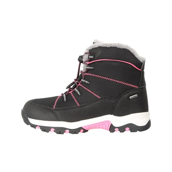Mountain Warehouse Childrens/Kids Comet Waterproof Snow Boots (Black)