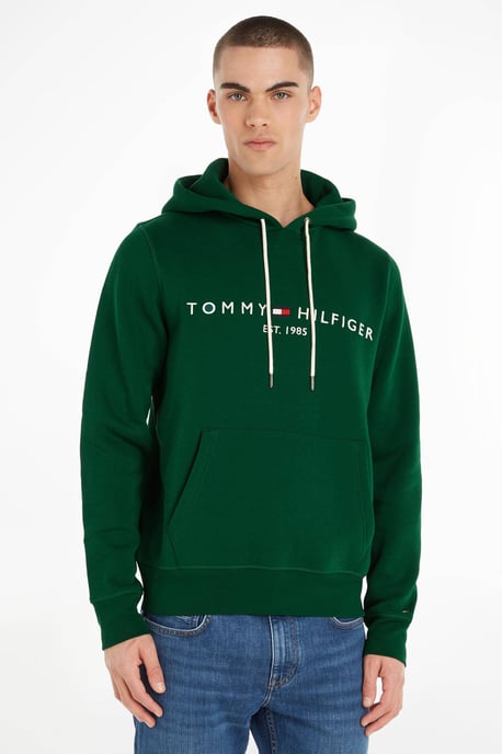 Tommy Hilfiger Hoodies Logo Hoodie Green - Image 3