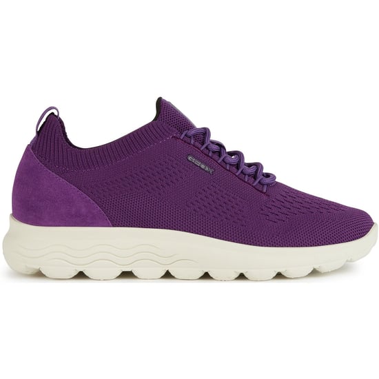 Geox D Spherica A Leren Vrouwen Paars Trainers - Image 5