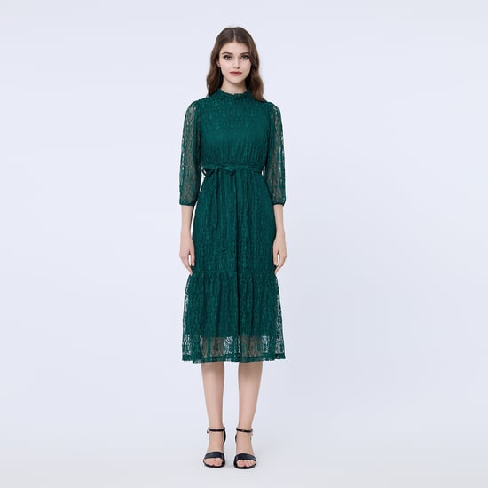 Fit-and-flare lace dress - Image 4