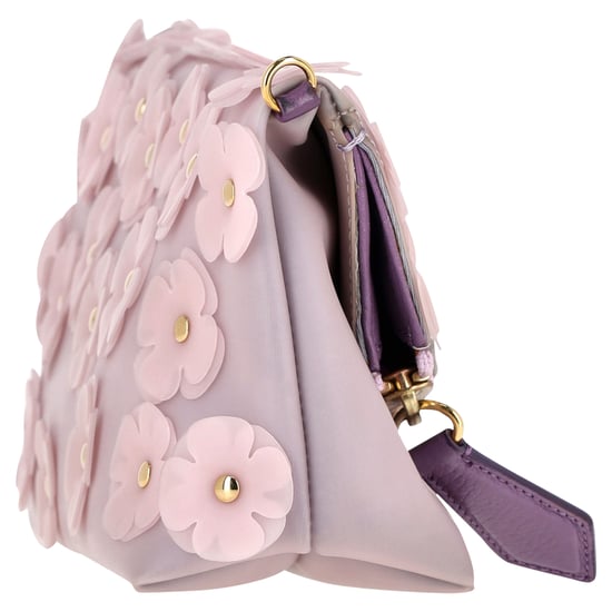 Burberry The Petal in Flowers Pouch in Purple Rubber - Image 2