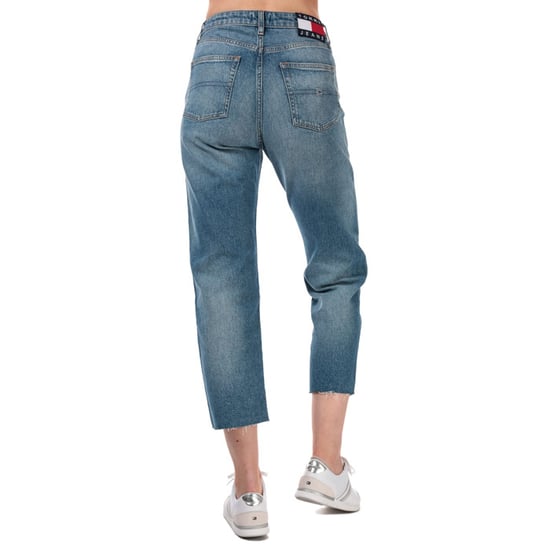 Women's Tommy Hilfiger Harper Straight Fit Stonewashed Jeans in Denim - Image 2