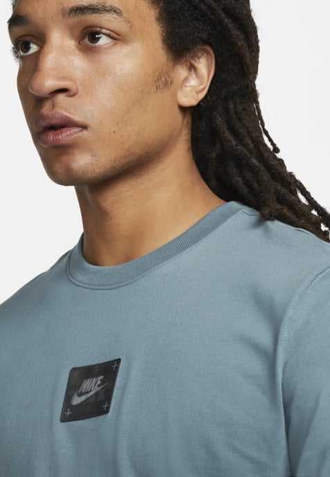 Nike Sportswear Air Max Mens T-Shirt in Storm Blue - Image 3