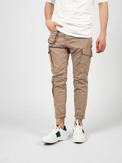 Xagon Man Trousers Men's Beige - Image 5