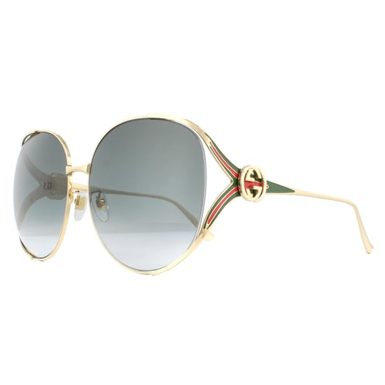 Gucci Sunglasses GG0225S 001 Gold Grey Gradient - Image 2