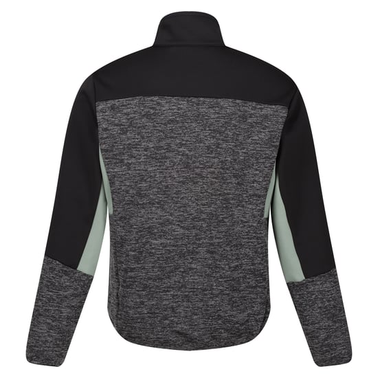 Regatta Mens Coladane VI Marl Full Zip Fleece Jacket (Ash/Black Marl)