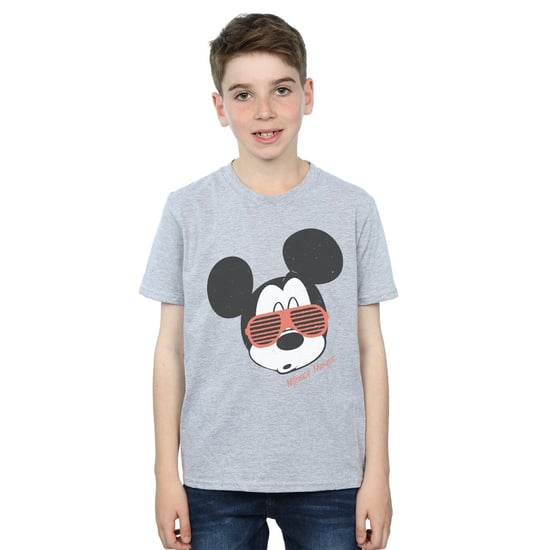 Disney Boys Mickey Mouse Sunglasses T-Shirt (Sports Grey)