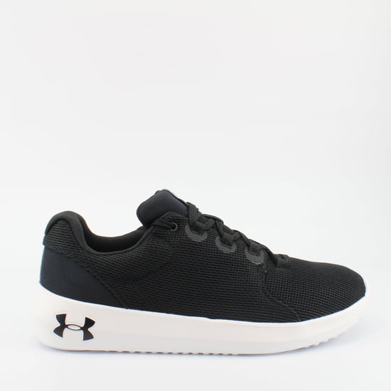 Under Armour Ripple 2.0 Black Textile Mens Lace Up Trainers - Image 2