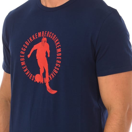 PUPINO Herren-Kurzarm-Rundhals-T-Shirt BKK1MTS02 - Image 2