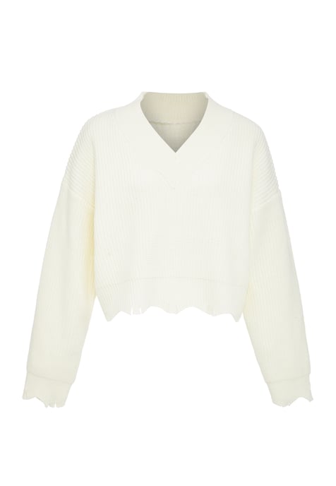 Mymo Jumper Dames wolwit - Image 1