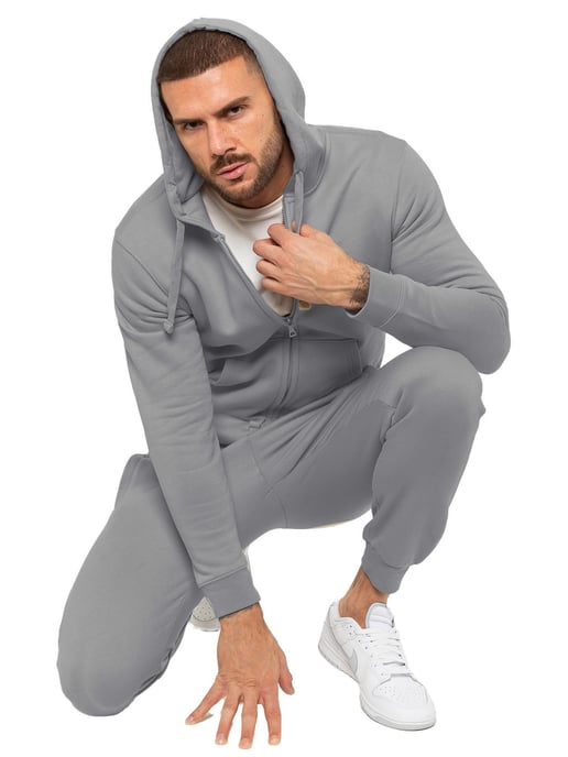 Enzo | Mens Zip Up Hoodie - Image 5