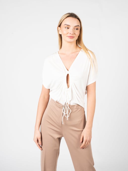 Pinko Top Vaduz Woman's White - Image 3