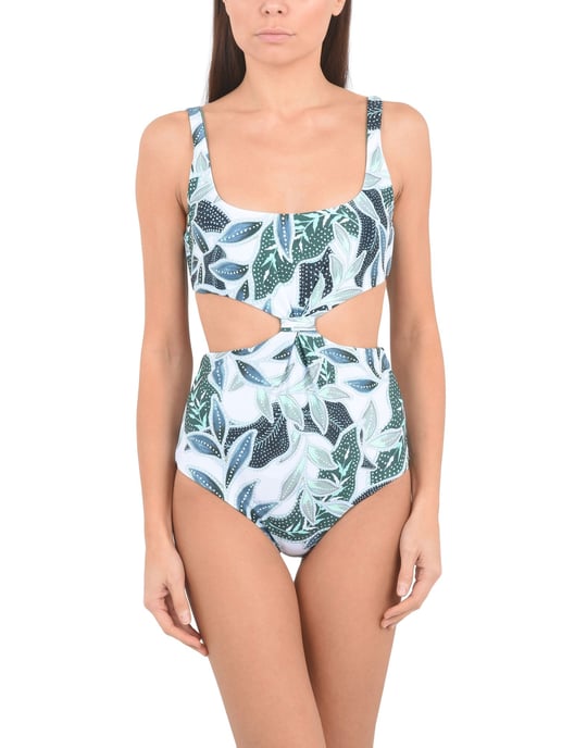 Mara Hoffman Military Green Print Recycled Polyester Swimsuit