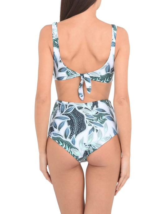Mara Hoffman Military Green Print Recycled Polyester Swimsuit