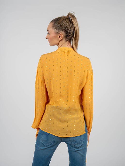 Patrizia Pepe Blouse Woman's Orange - Image 4