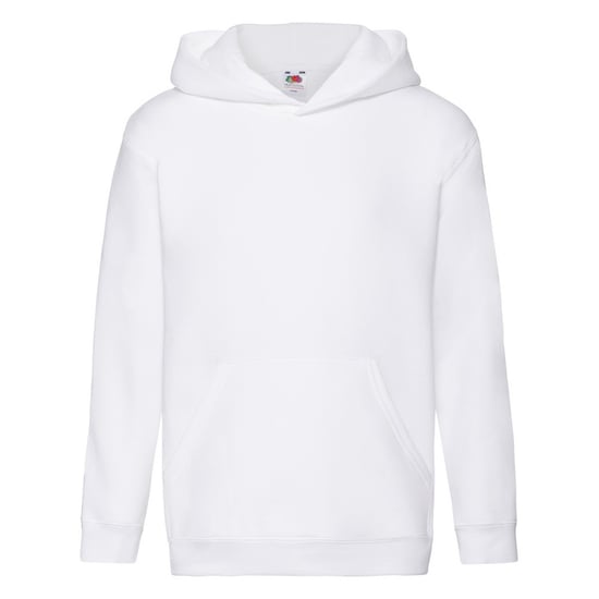Fruit of the Loom Sweatshirt met capuchon voor kinderen/Kinderen (Wit) - Image 1