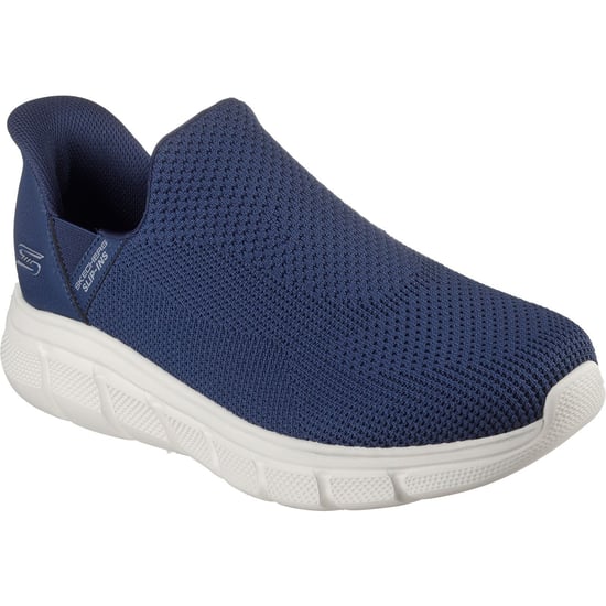 Skechers BOBS Sport B Flex Resilient Textile Men's Navy Trainers - Image 1