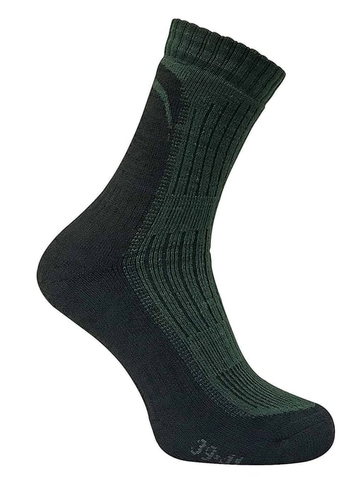 Mens Reinforced Heel and Toe Merino Wool Hiking Socks for Boots - Image 1