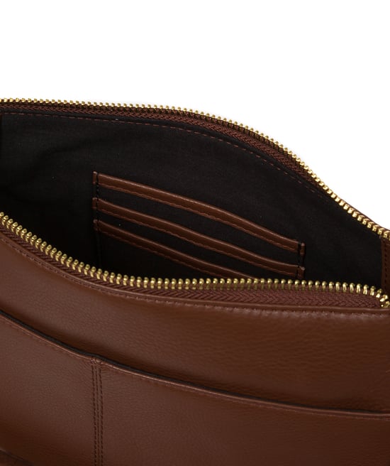 'Isabella' Black Nappa Leather Grab Bag